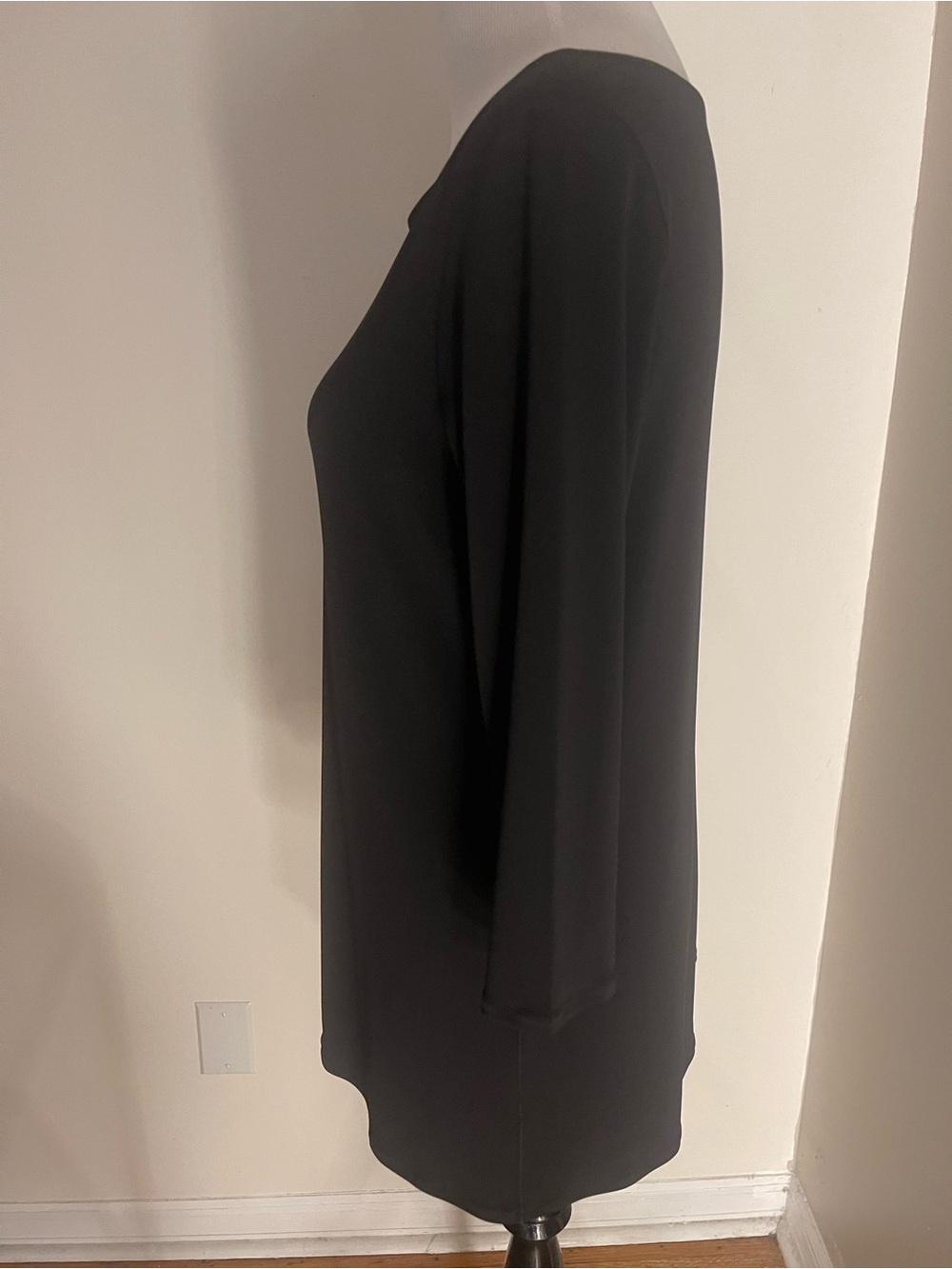 Eva Varro Knit Jersey 3/4 Sleeve Side Grommet Detail Tunic - Picture 5 of 9
